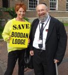 Save Boddan Lodge Over 60s Club protest at Salford Civic Centre